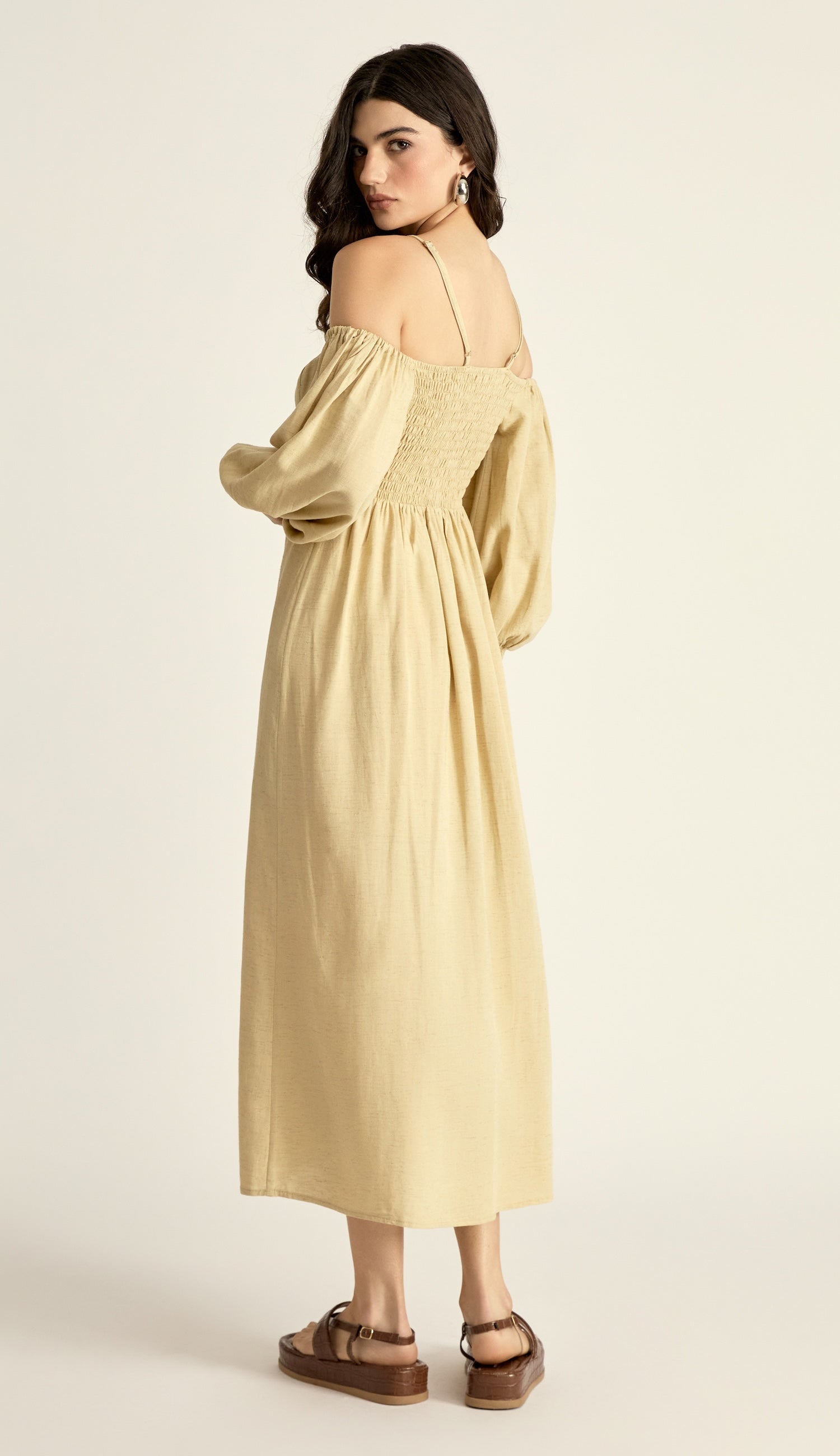 Vestido Amanda Manteiga