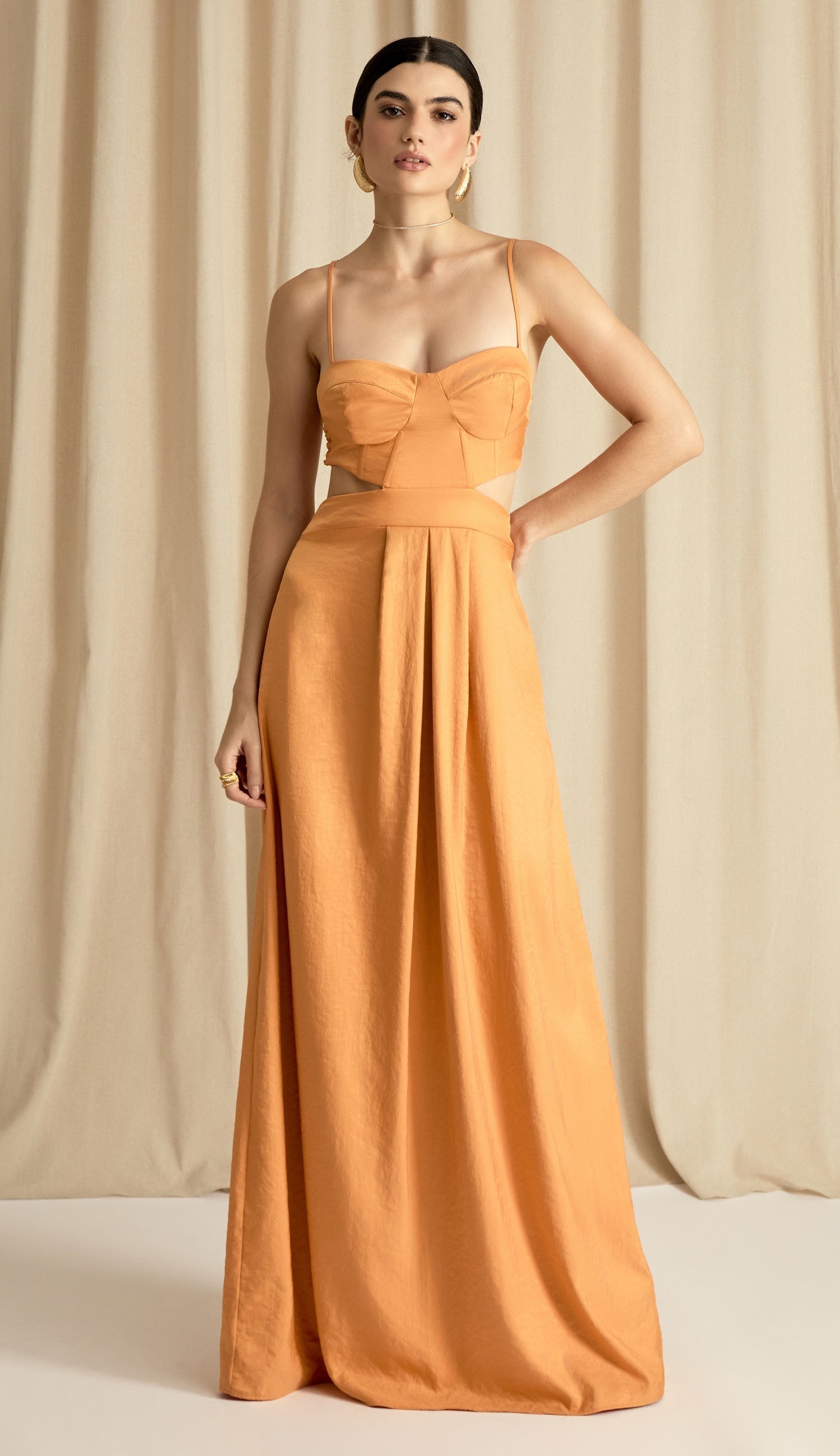 Vestido Grata Laranja