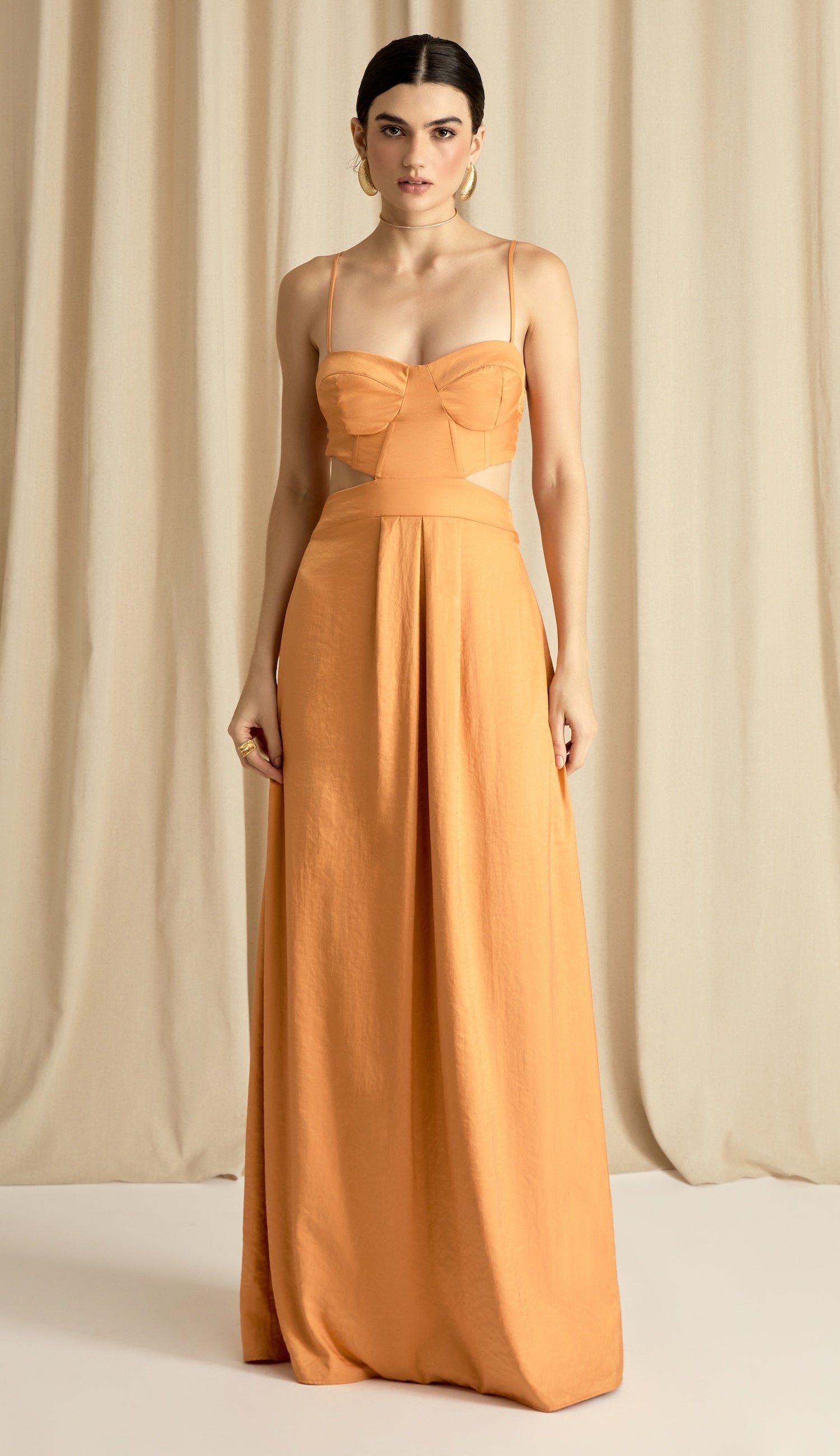 Vestido Grata Laranja