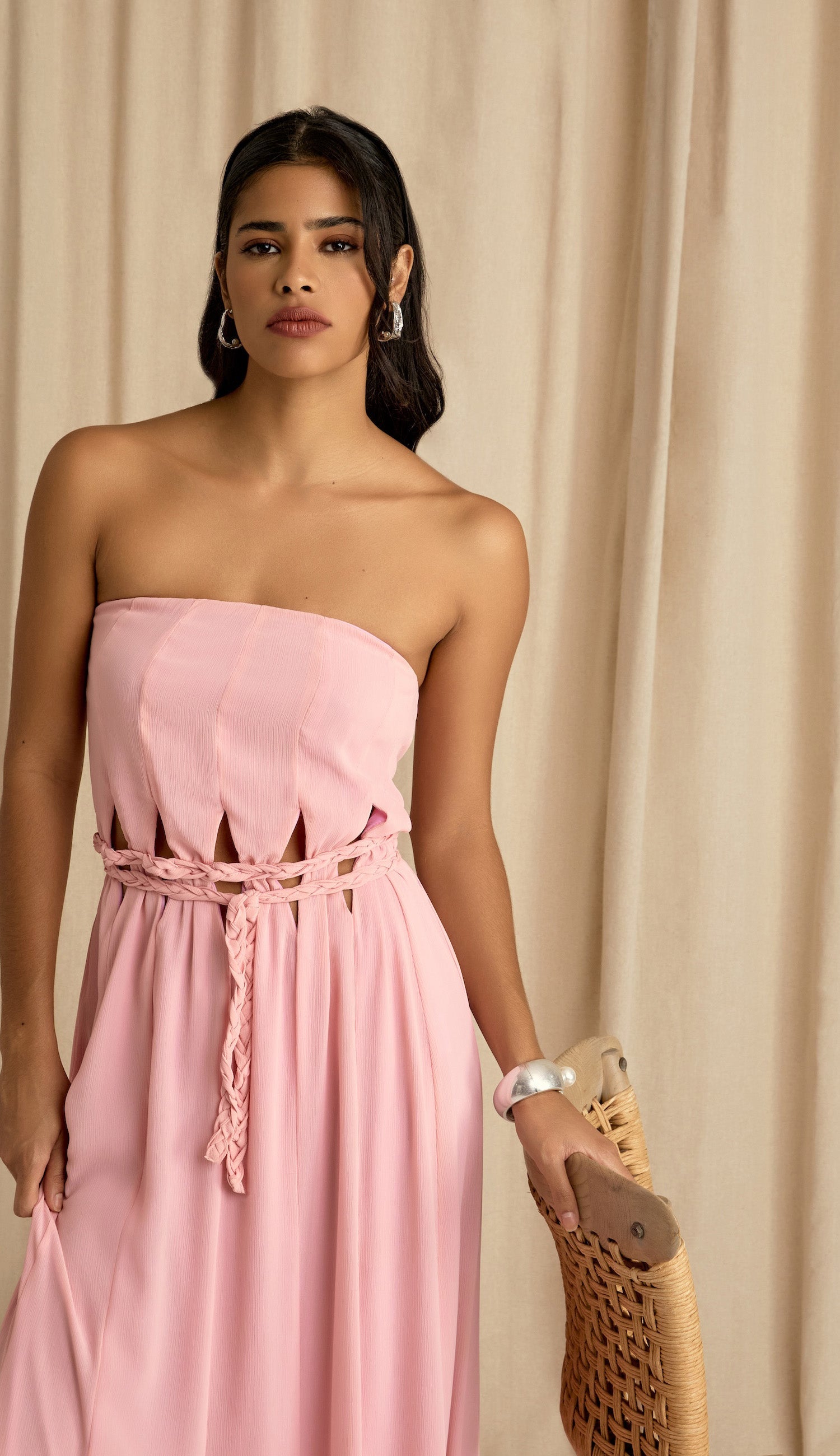 Vestido Celina Rosa