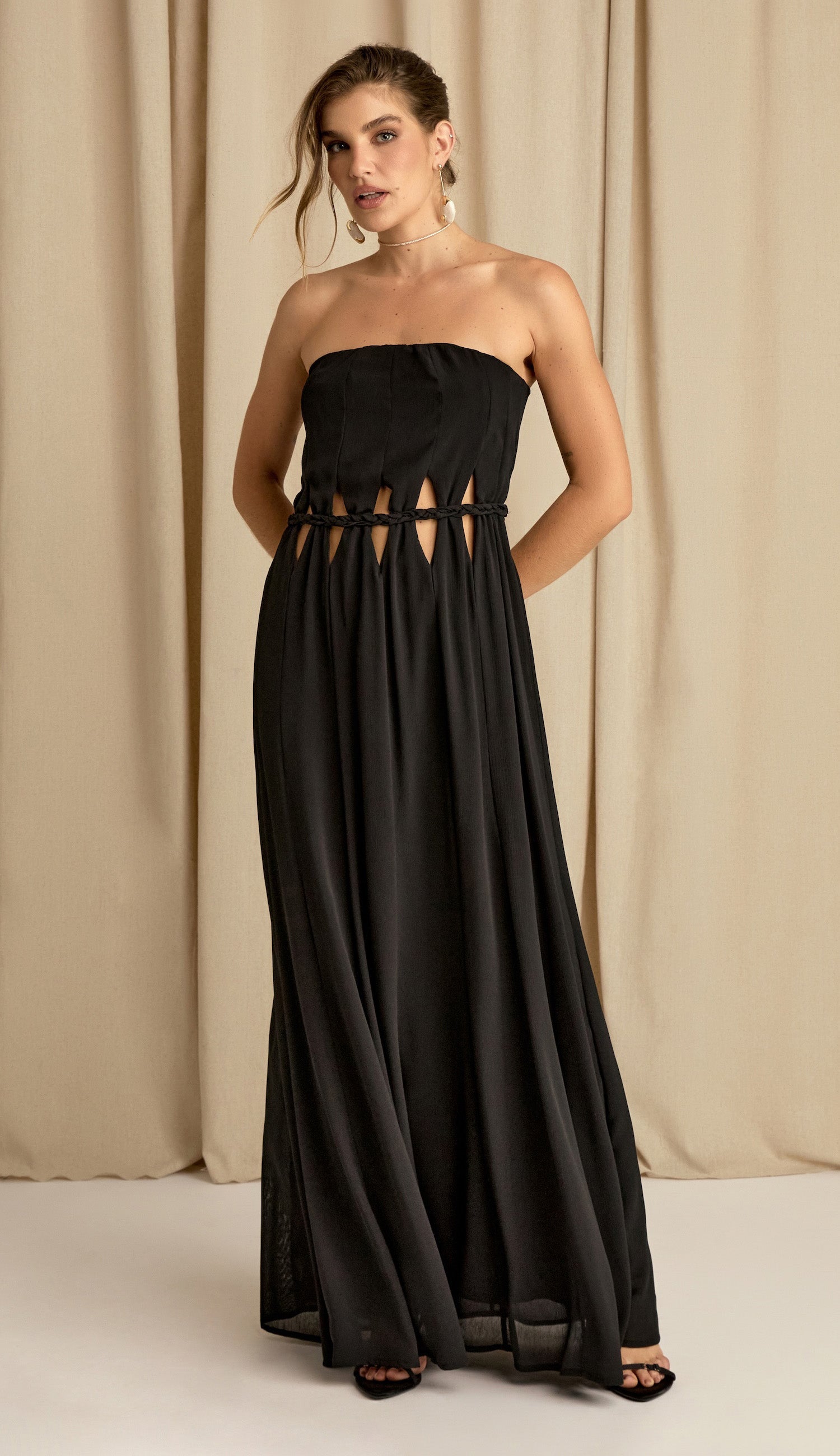 Vestido Celina Preto