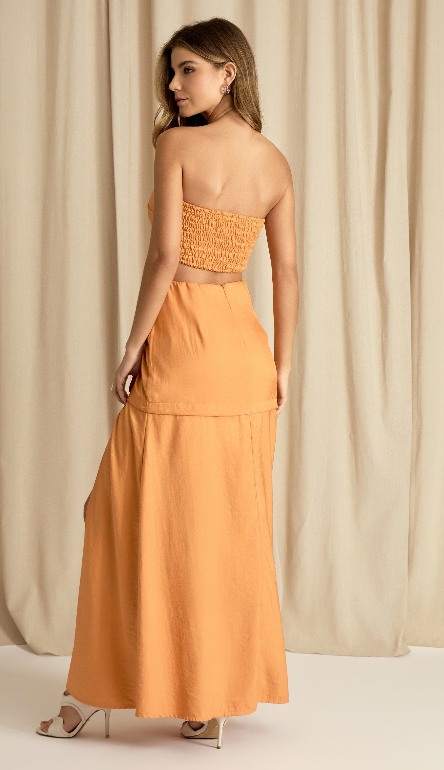 Vestido Cassiana Laranja