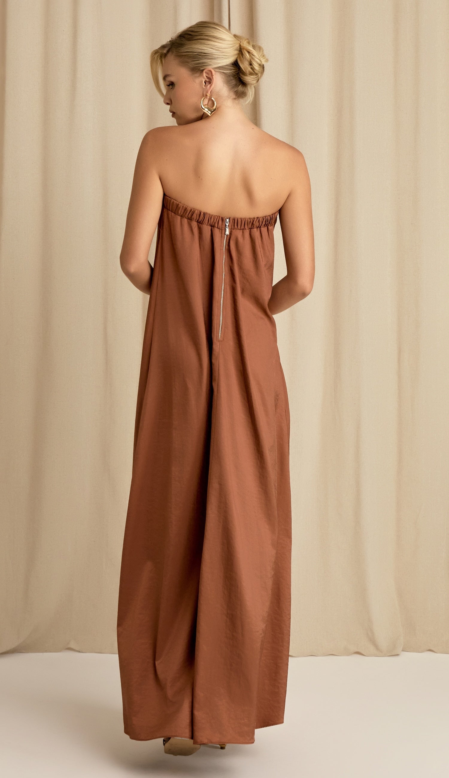 Vestido Eduarda Mocha