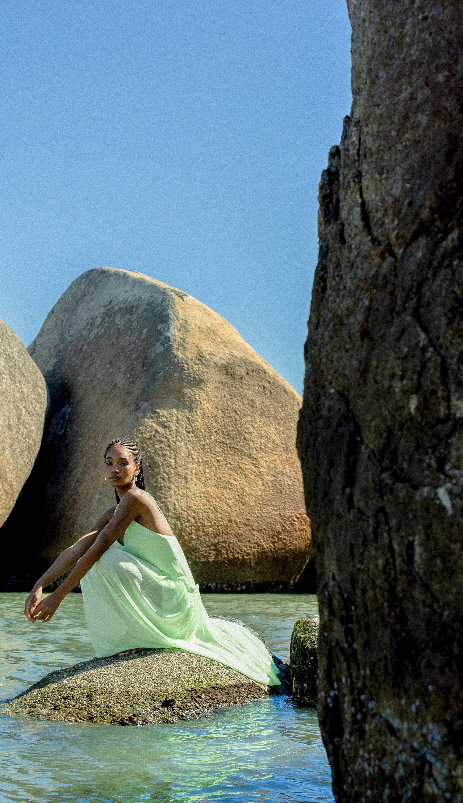 Vestido Amarilis Verde