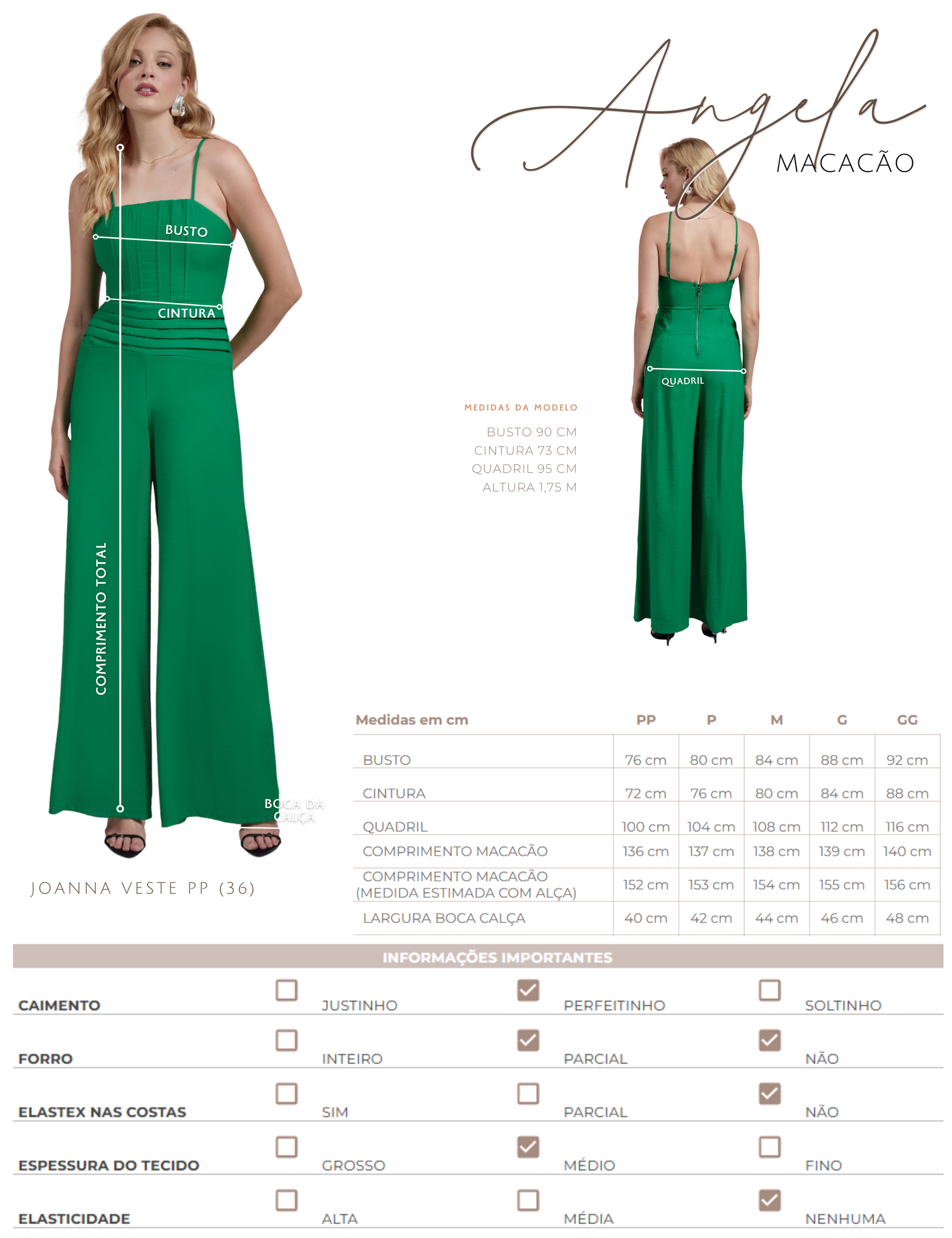 Macacão Ângela Verde