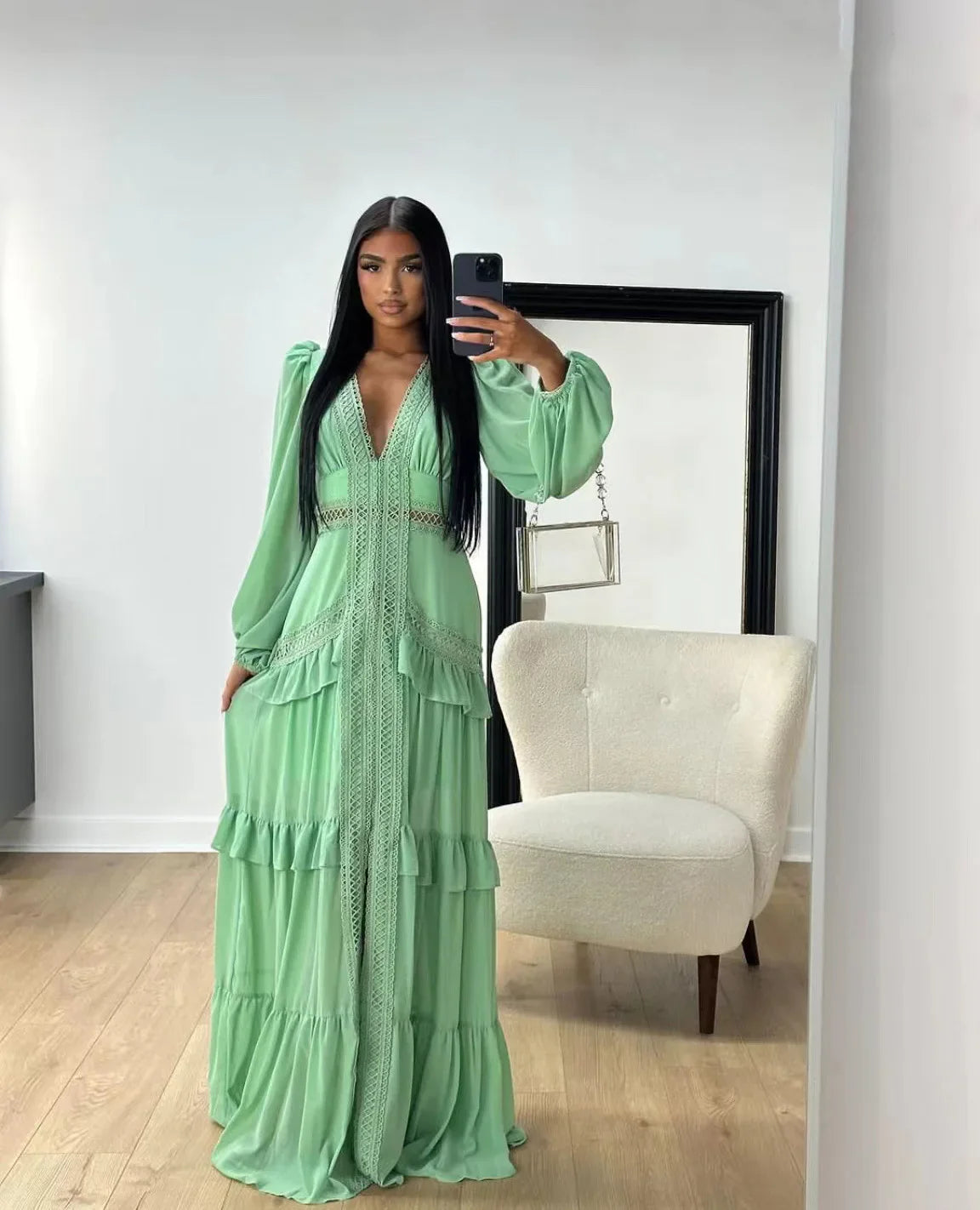 Vestido Boho Chic longo