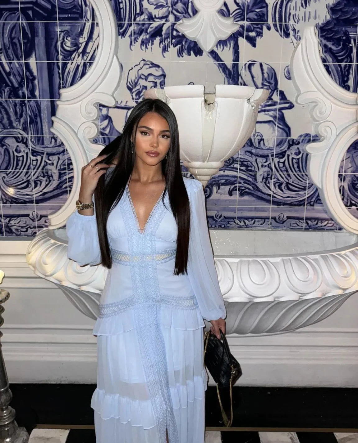 Vestido Boho Chic longo