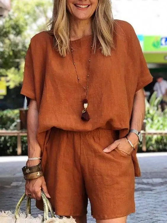 Conjunto Camisa manga curta e Shorts