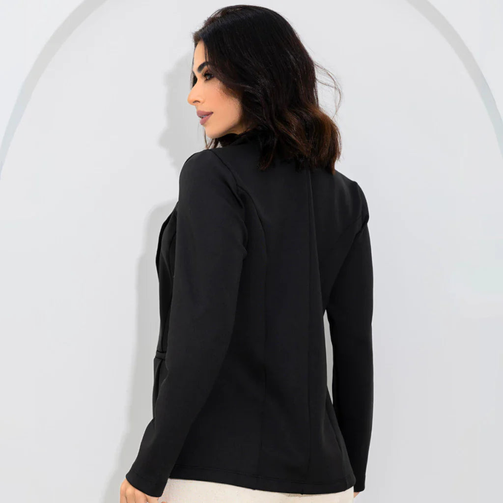 Blazer Feminino Alfaiataria com Bolsos