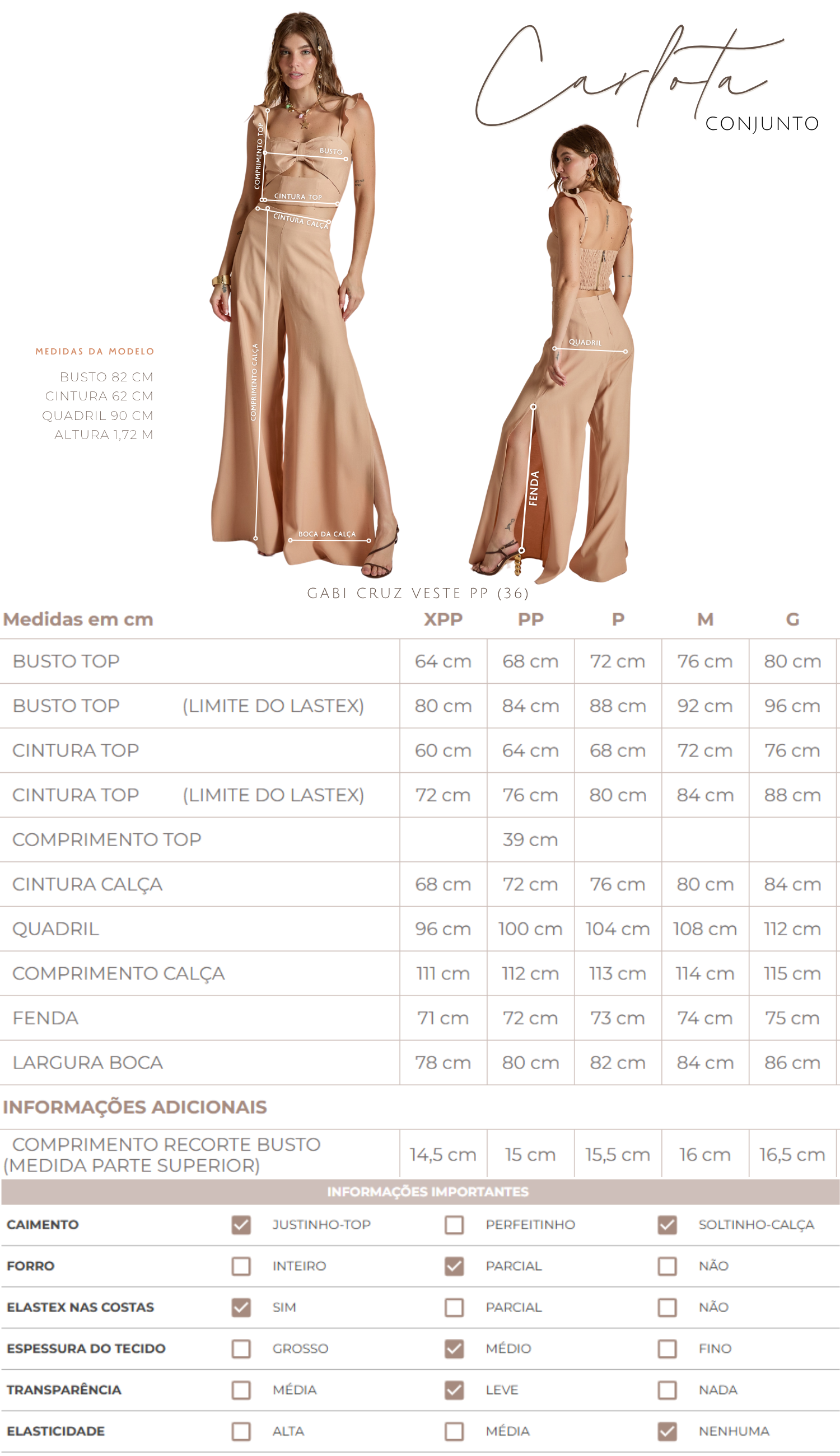 Conjunto Carlota Caramelo