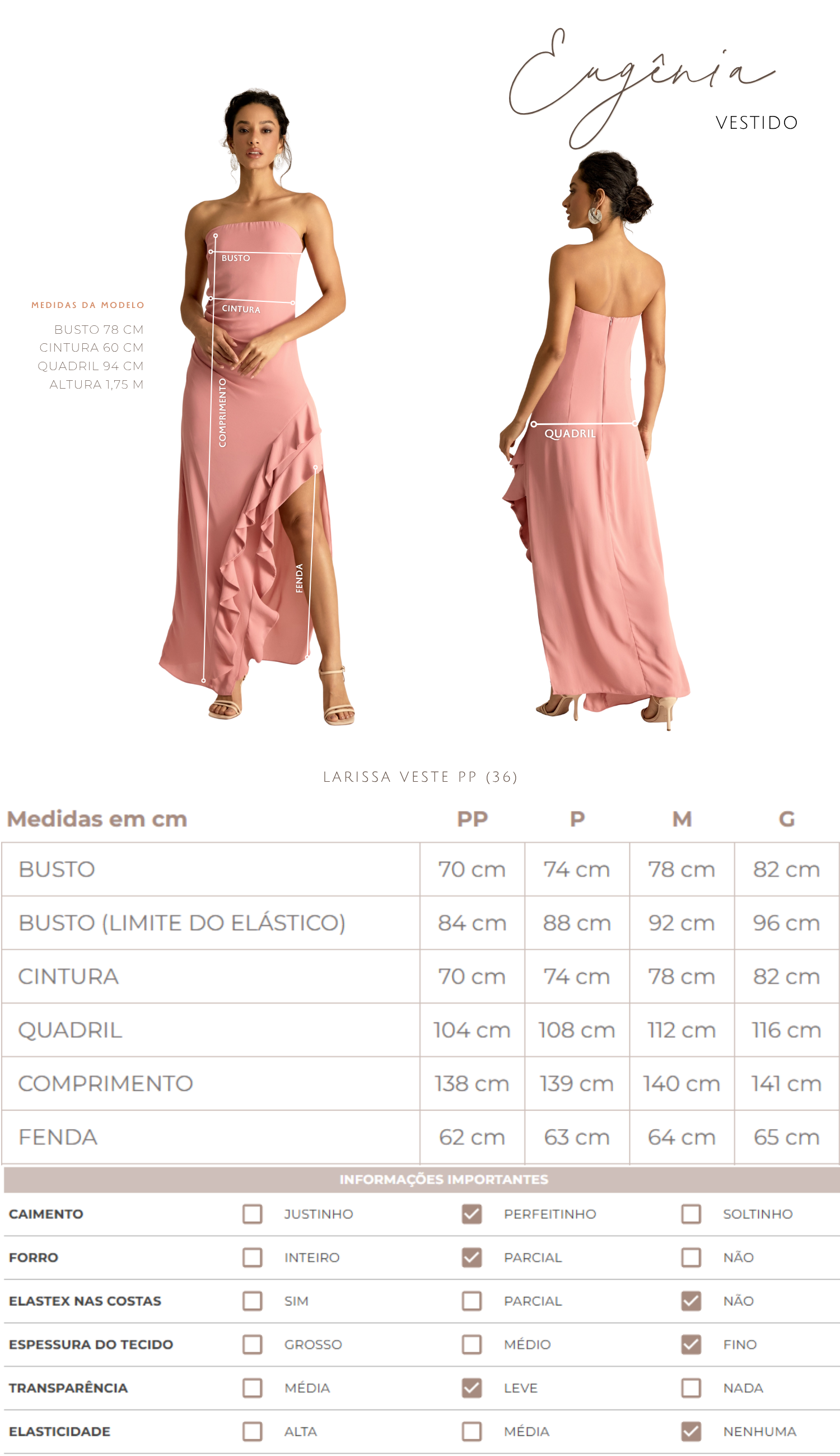 Vestido Eugênia Rosa