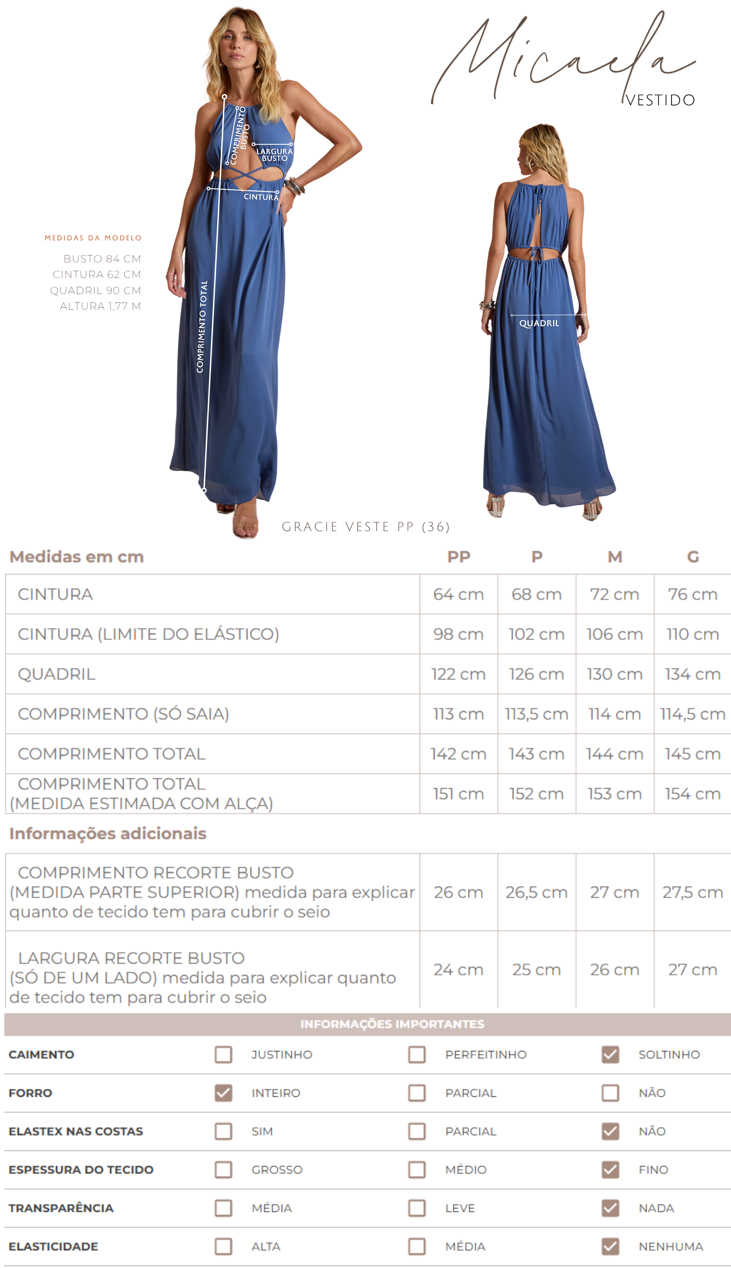 Vestido Micaela Caramelo