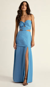 Vestido Cassiana Azul