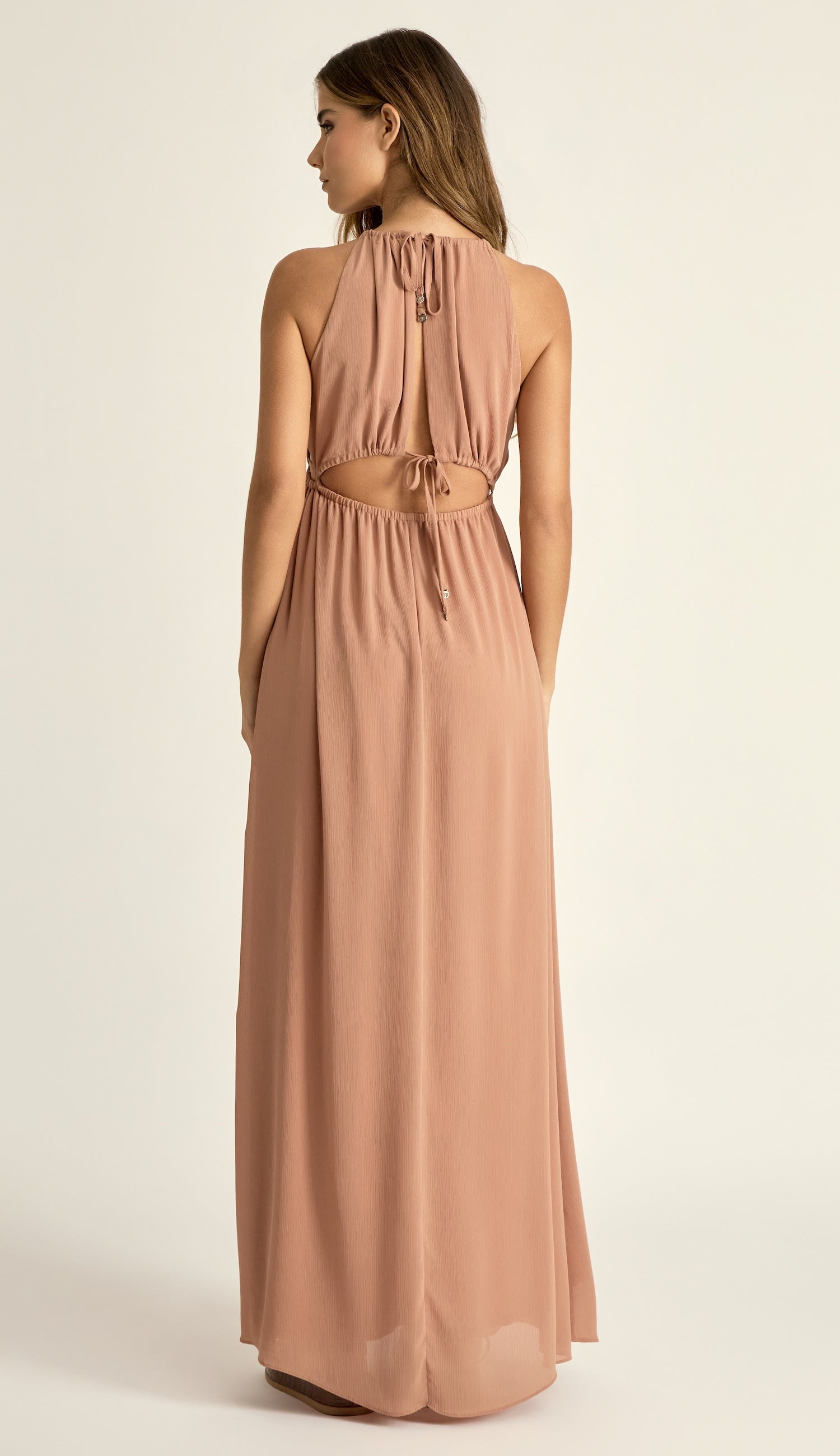 Vestido Micaela Caramelo