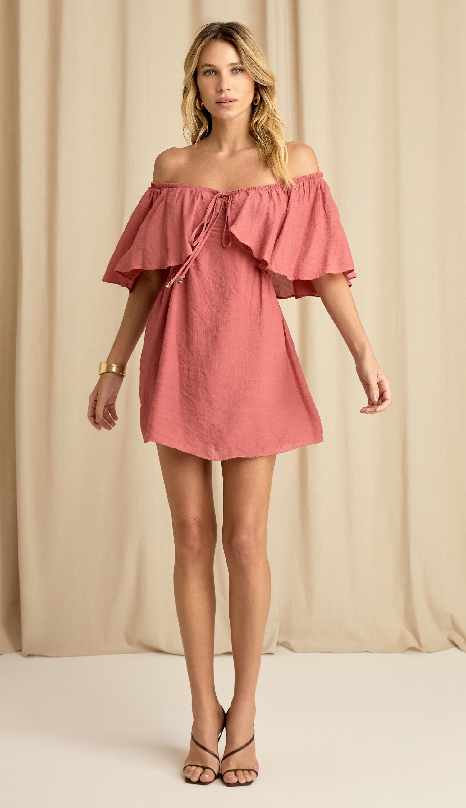 Vestido Faustina Rosê