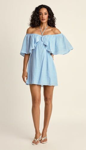 Vestido Faustina Azul