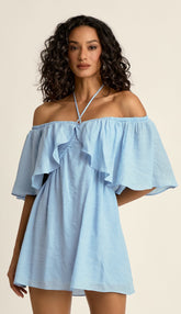 Vestido Faustina Azul