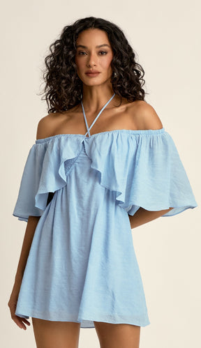 Vestido Faustina Azul