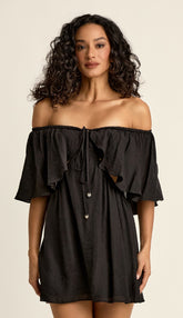 Vestido Faustina Preto