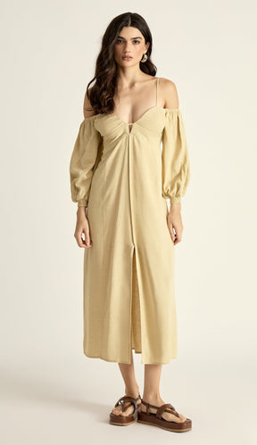 Vestido Amanda Manteiga