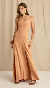 Vestido Damares Caramelo