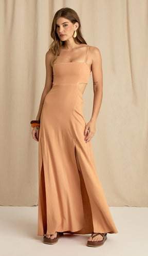 Vestido Damares Caramelo