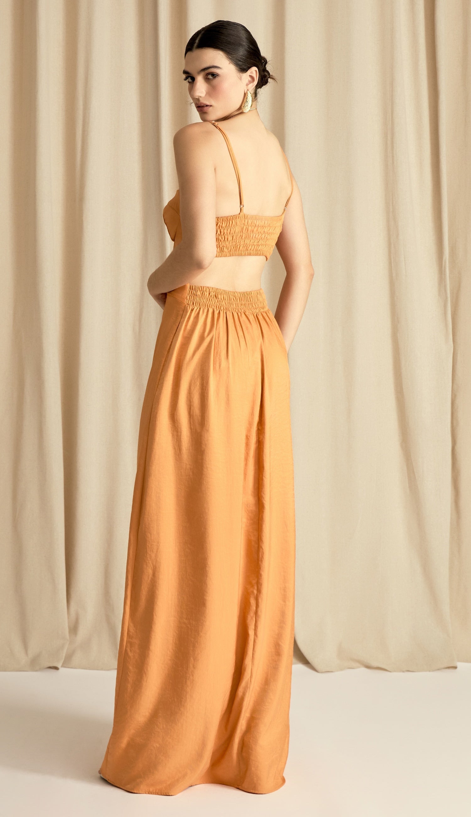 Vestido Grata Laranja