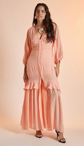 Vestido Nataly Pêssego