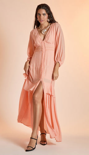 Vestido Nataly Pêssego