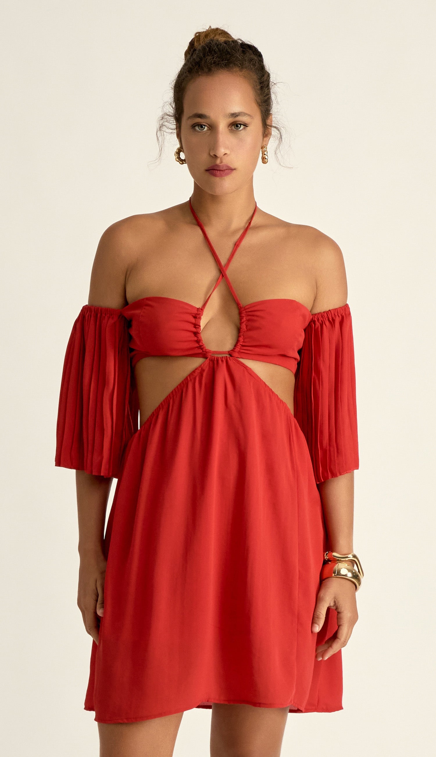 Vestido Aline Cereja