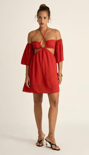 Vestido Aline Cereja