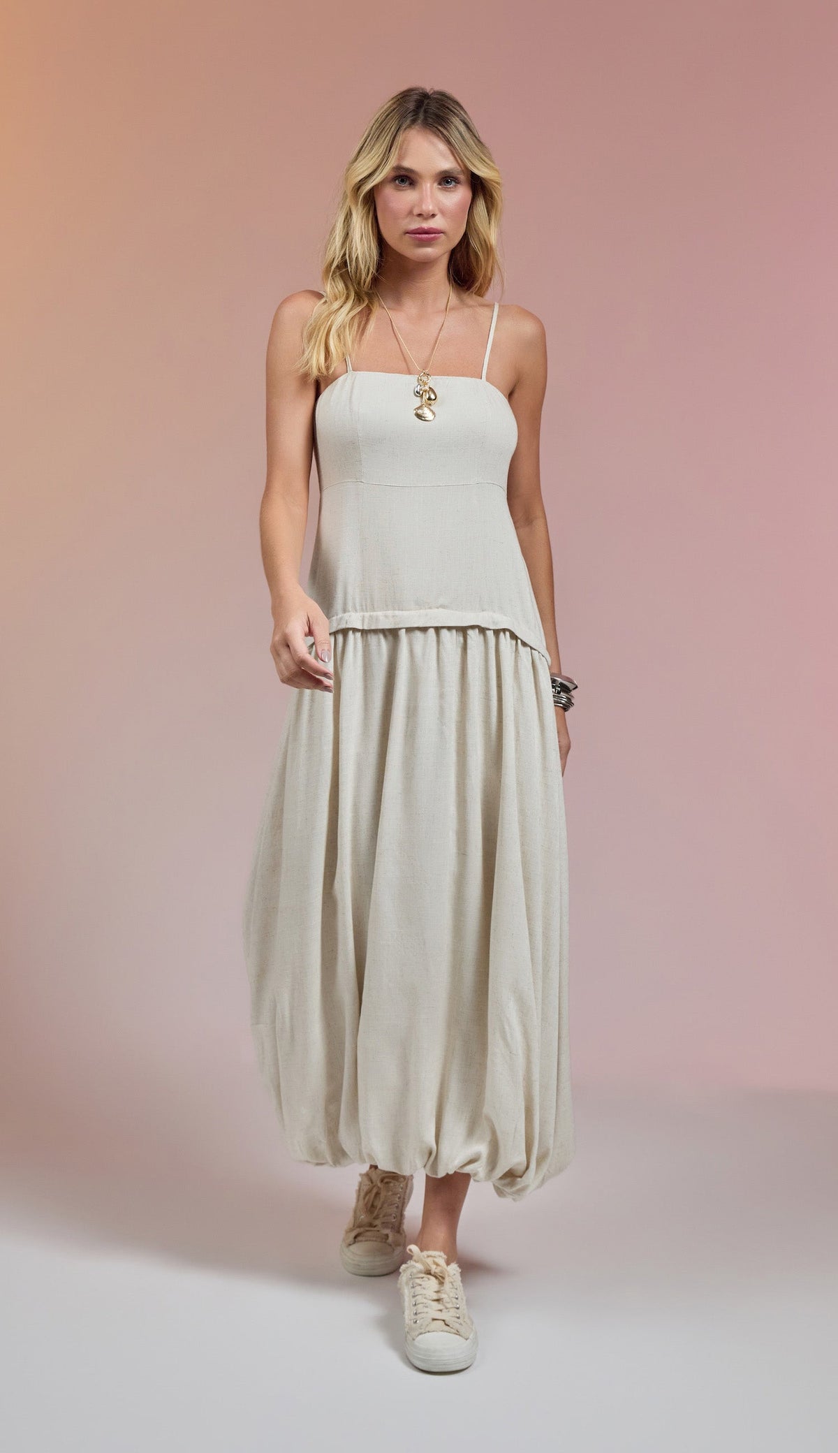 Vestido Adelle Natural