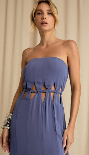 Vestido Celina Azul