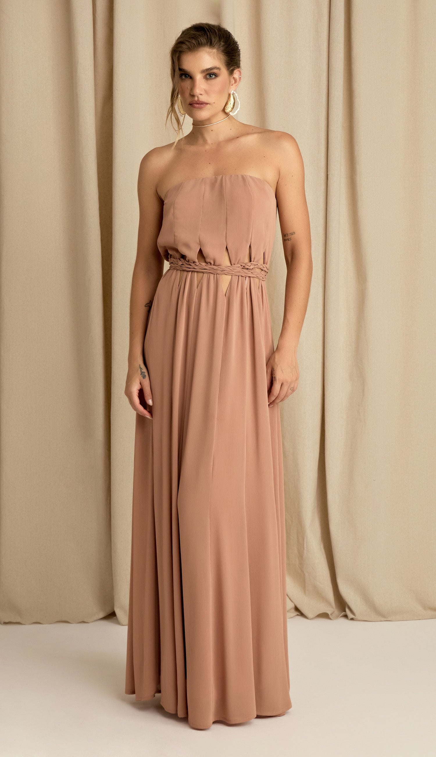 Vestido Celina Mocha