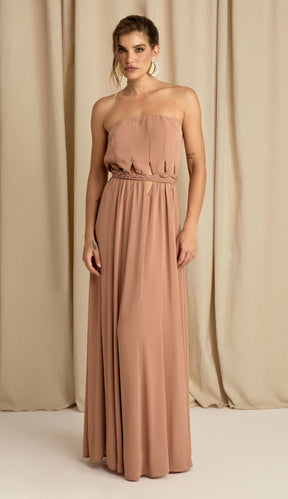 Vestido Celina Mocha