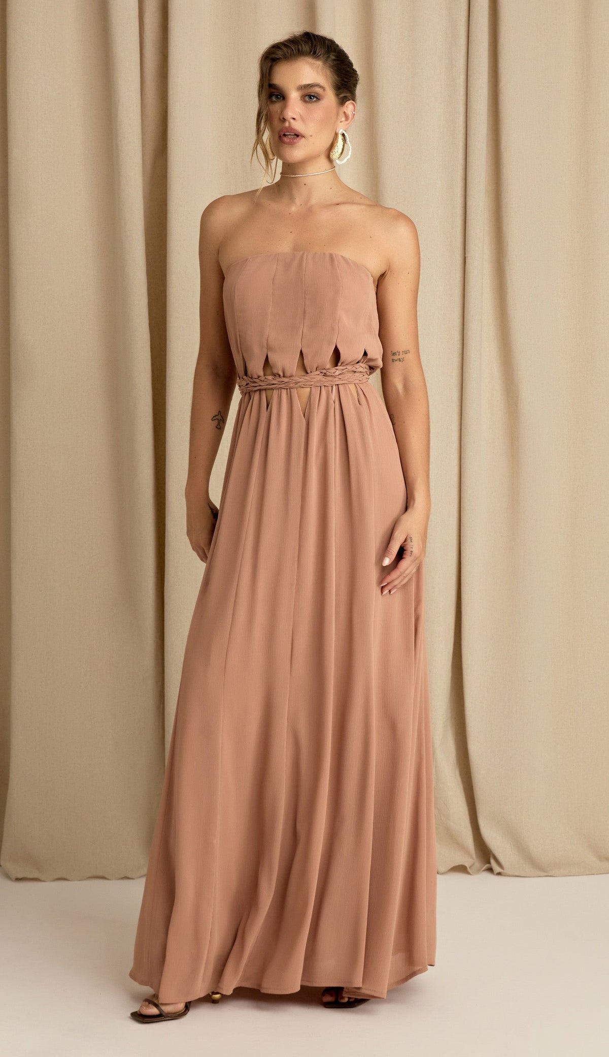 Vestido Celina Mocha