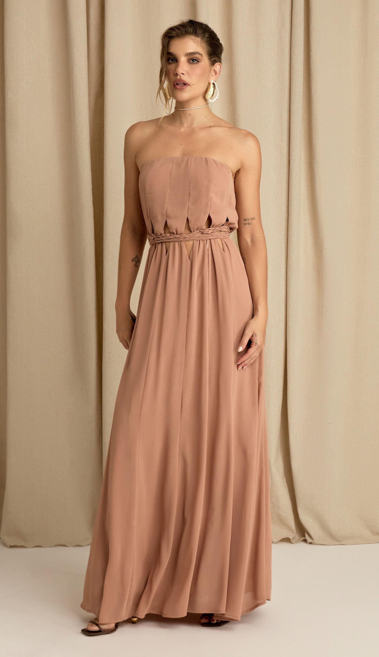 Vestido Celina Mocha