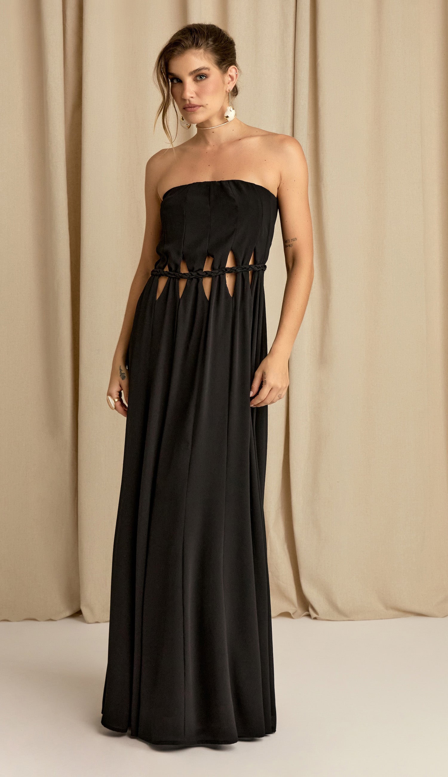 Vestido Celina Preto
