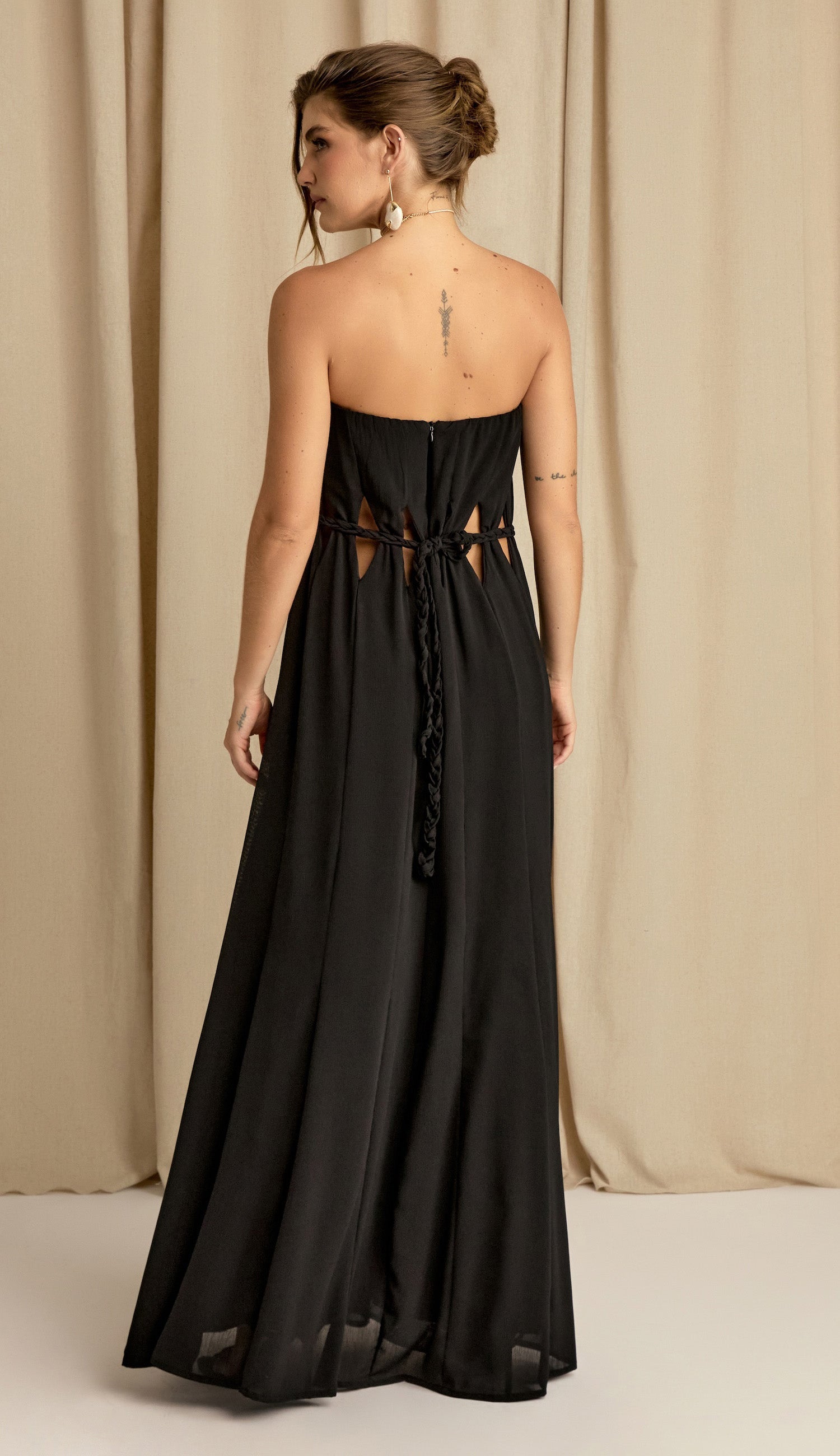 Vestido Celina Preto