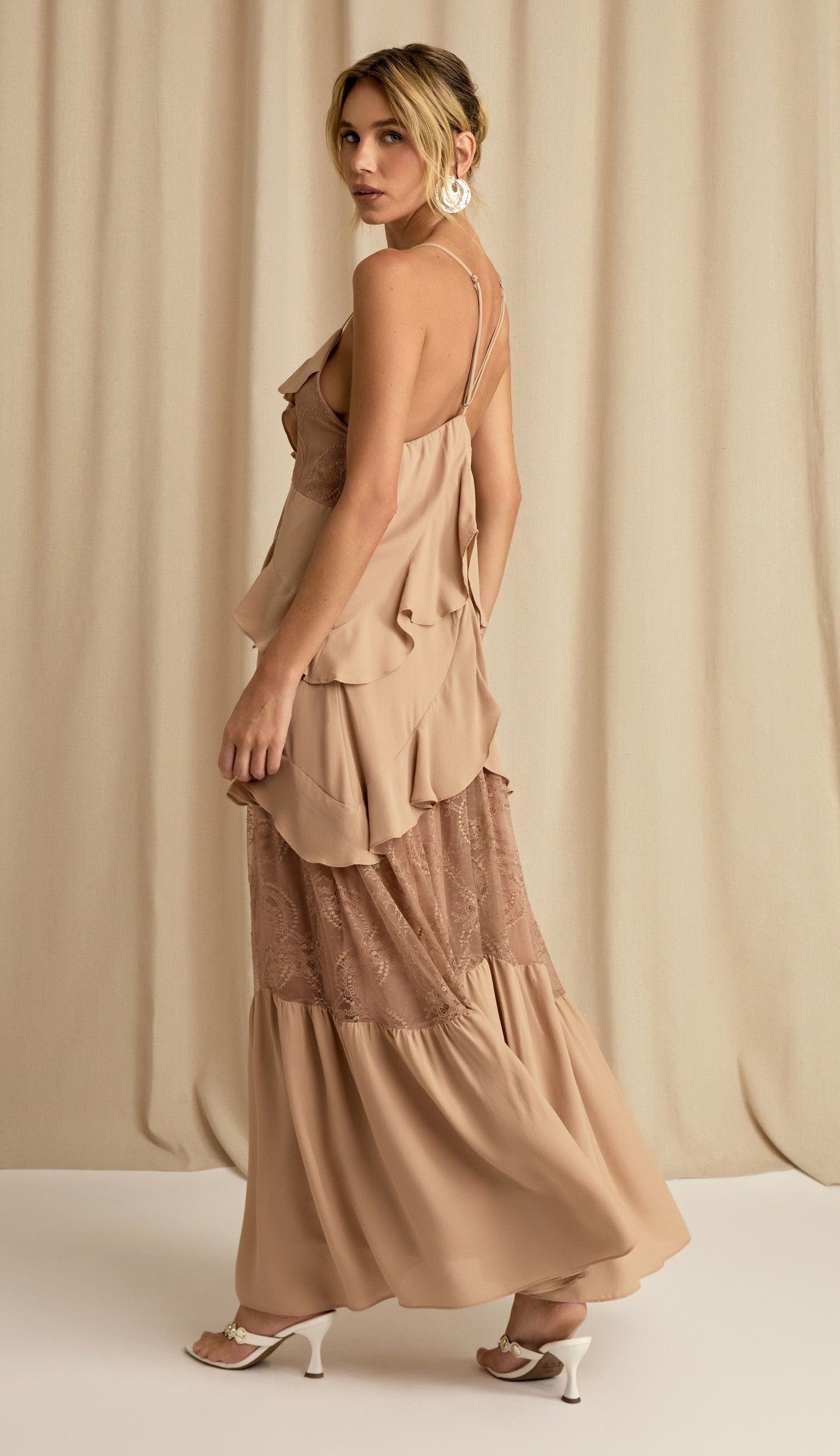 Vestido Constança Mocha