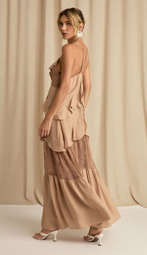 Vestido Constança Mocha