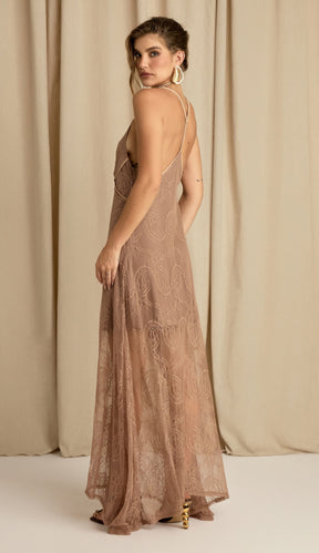 Vestido Celma Mocha
