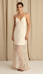 Vestido Celma Natural