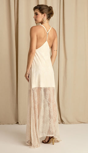 Vestido Celma Natural