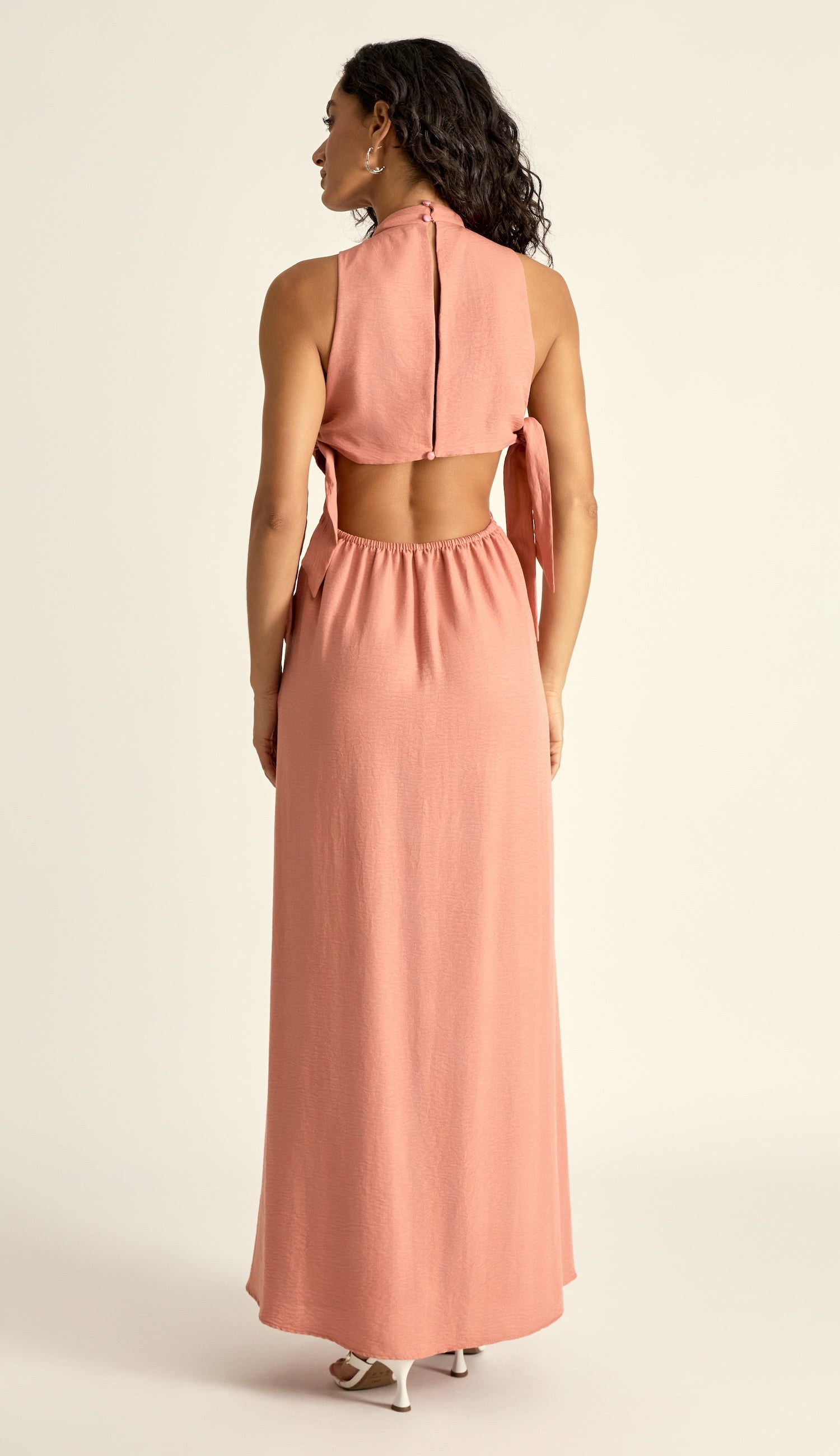 Vestido Delilah Rosê