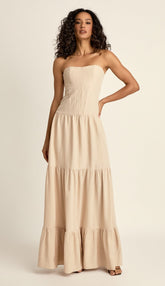 Vestido Daiane Mocha Natural