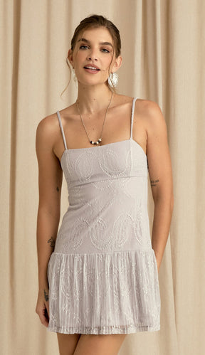 Vestido Camélia Cinza