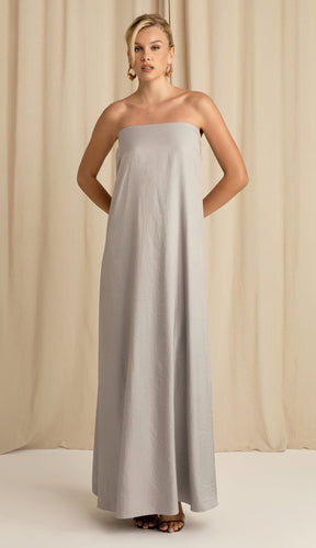 Vestido Eduarda Cinza