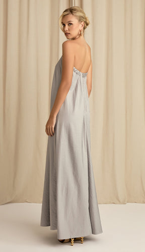 Vestido Eduarda Cinza