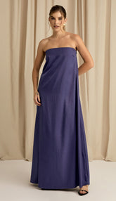 Vestido Eduarda Azul